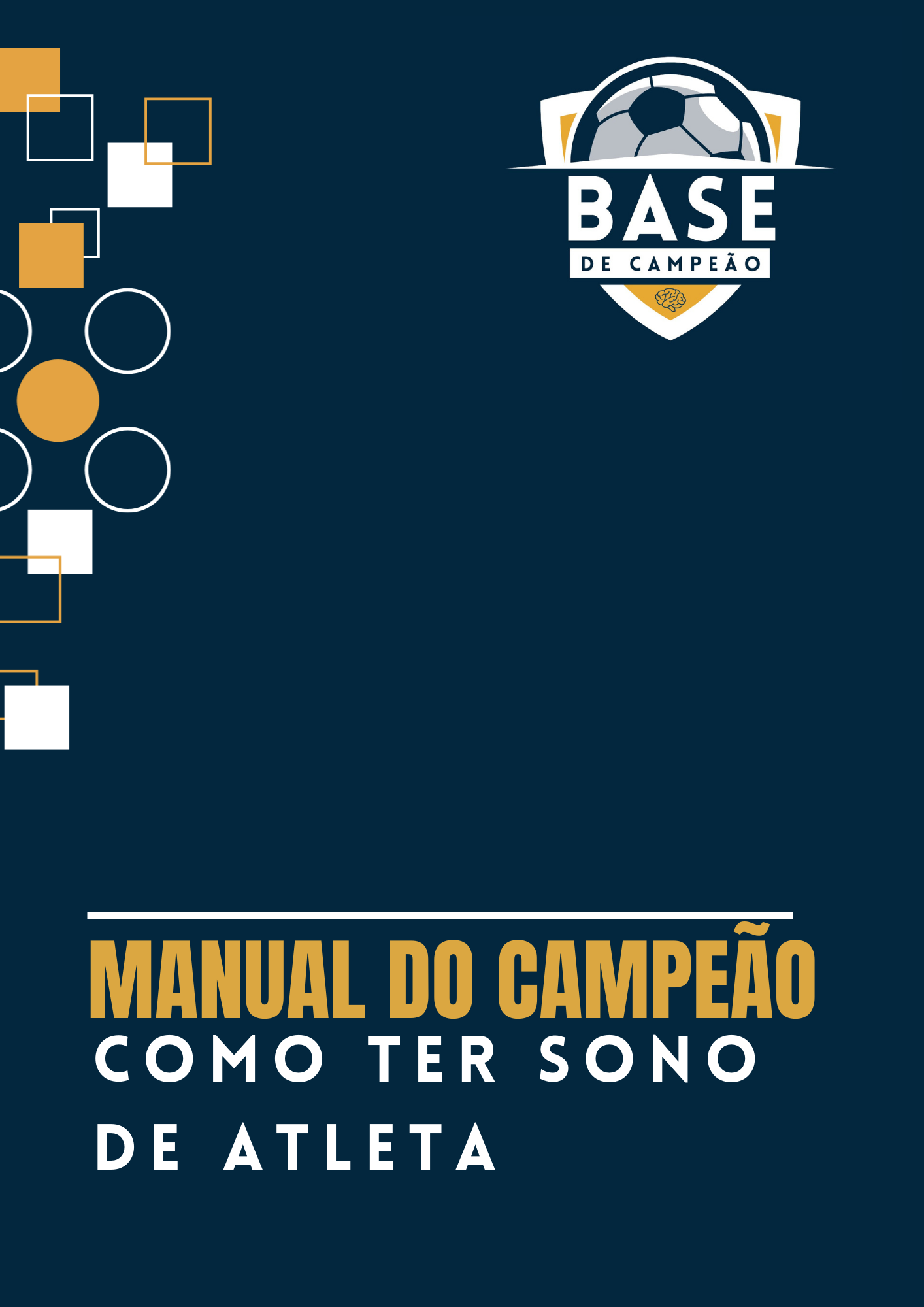 Capa do Manual do Campeão: Como Ter Sono de Atleta